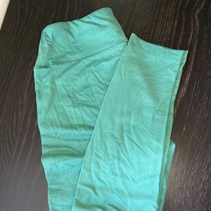 LulaRoe leggings teal